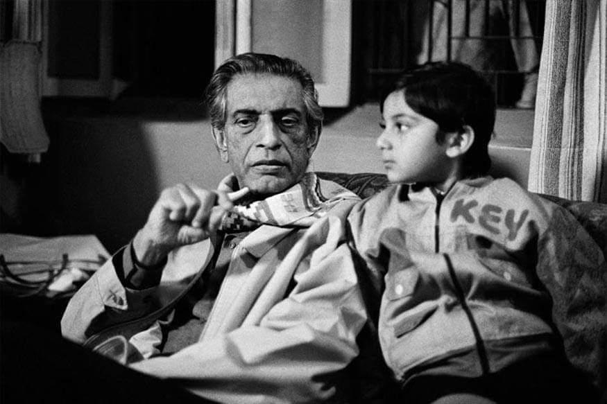 Soham Chakraborty with Satyajit Ray
