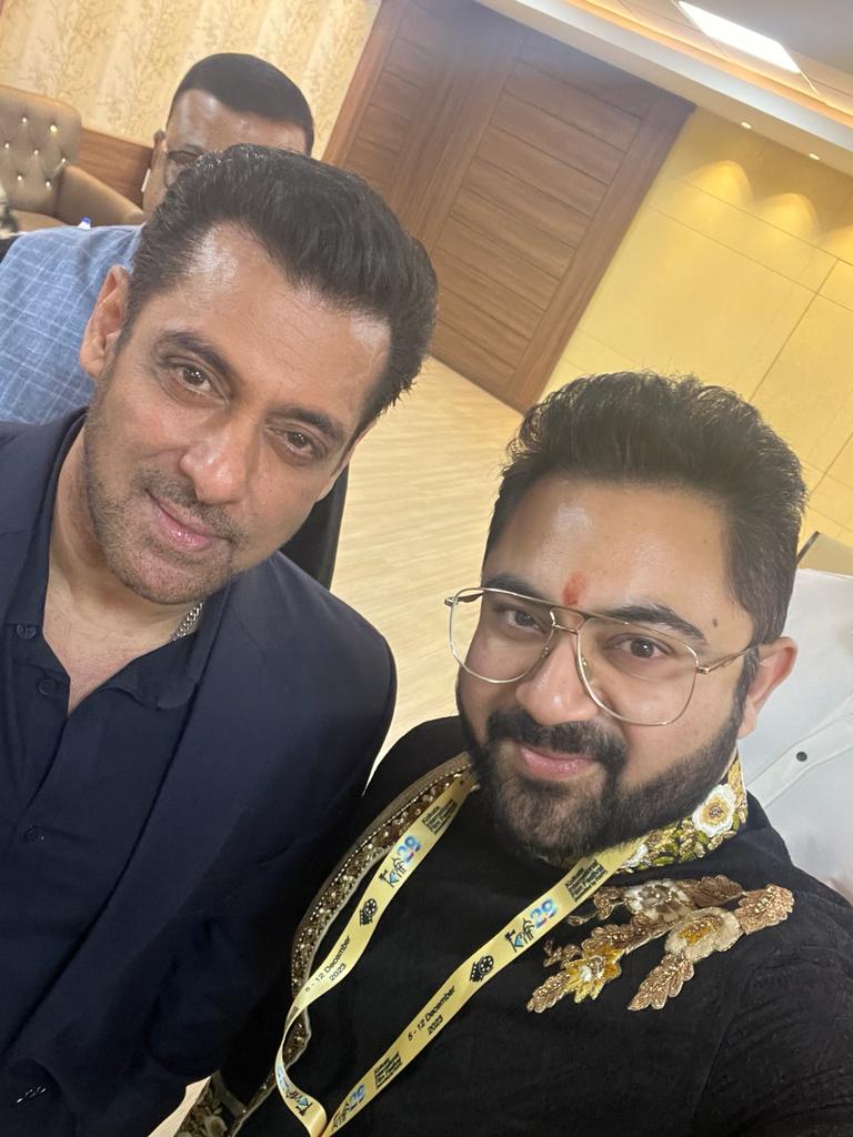 Soham Chakraborty with Salman Khan